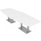 Skutchi Designs 45 in W, 144 in L, 29 in H, Engineered Wood Top, White HAR-HEX.IR-46x143-DOU-XD09 - alternate 1